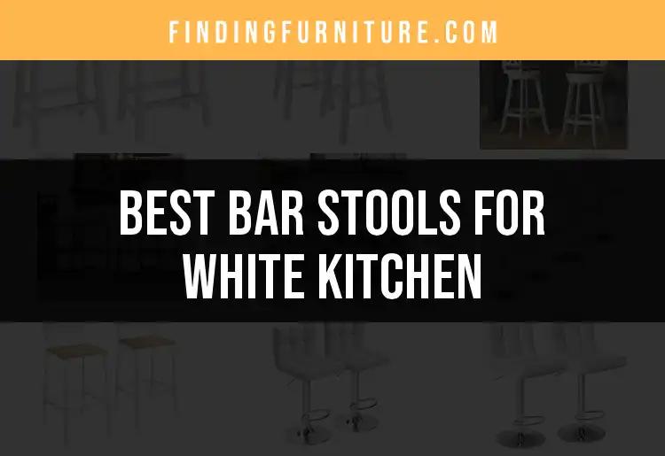 13 Stylish Bar Stools for Your White Kitchen Makeover