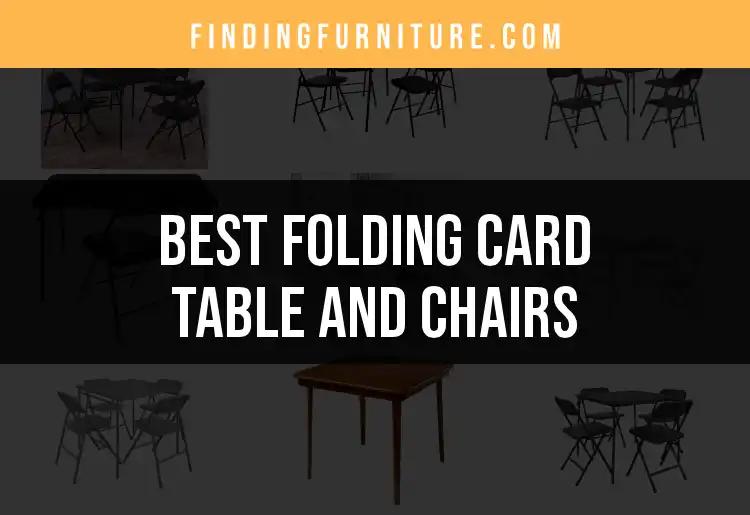 14 Best Folding Card Tables and Chairs for Every Occasion