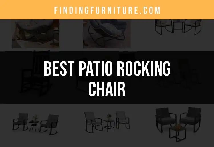 15 Patio Rocking Chairs to Elevate Your Outdoor Comfort